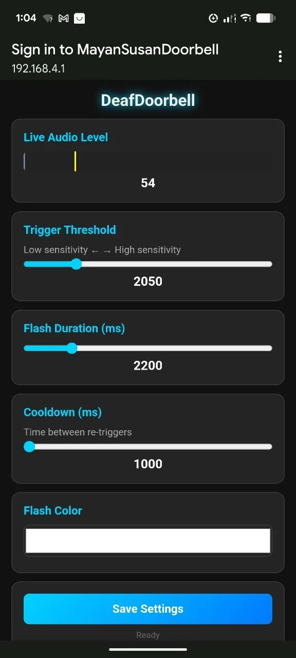 Interface Screenshot