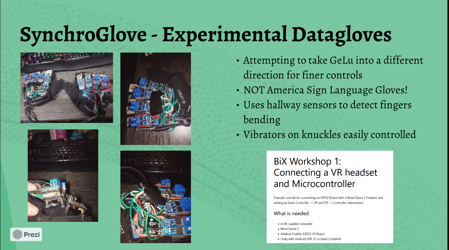 SynchroGlove datagloves